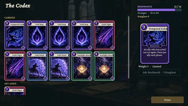 Building the deck in the card workshop