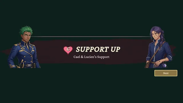 Two cadets reach a new support rank
